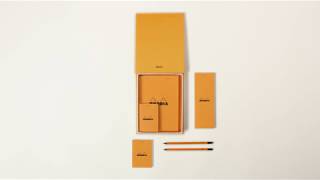 Poznámkový blok Rhodia Basics, A4, 80 listov, linajkový, čierny, Clairefontaine