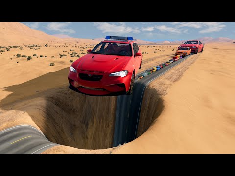 🔴 BIG & SMALL CARS vs GIANT PIT #58 💥🔔 – BeamNG.drive Chaos | Impala BeamNG