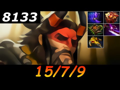 Dota 2 Beastmaster 8133 MMR 15/7/9 (Kills/Deaths/Assists) Ranked Full Gameplay