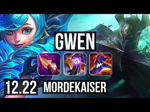 GWEN vs MORDE (JNG) | 11/1/3, Legendary | EUW Grandmaster | 12.22