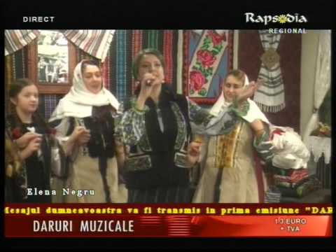 Elena Negru și Grupul Bilcuța la Rapsodia TV - Botoșani