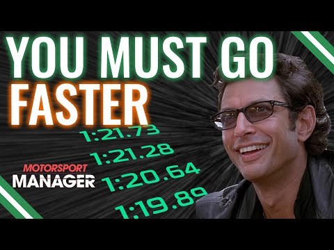 Reducing Lap Times in Motorsport Manager