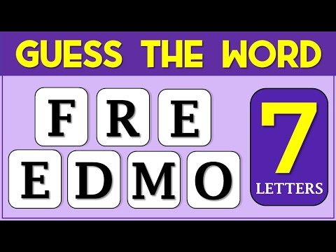 Scrambled Word Game | Can You Score 20/20? | 99% Cannot | - Part 16