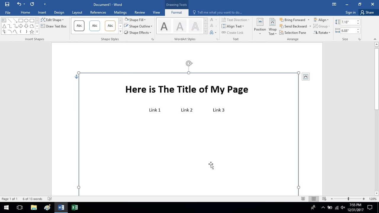 Very Basic Storyboarding for Web Design - Microsoft Word