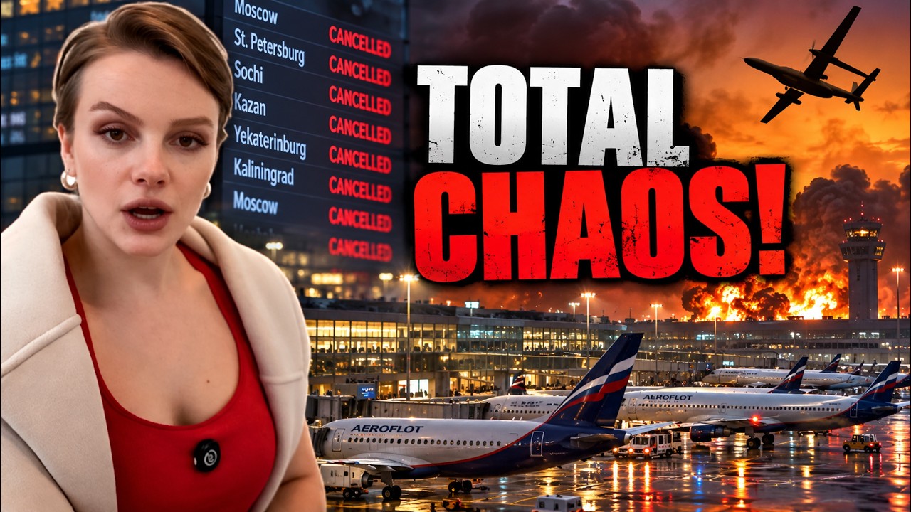 MOSCOW AIRPORTS IN TOTAL CHAOS! 747 FLIGHTS CANCELED AS UKRAINIAN DRONES PARALYZE RUSSIA! || 2026