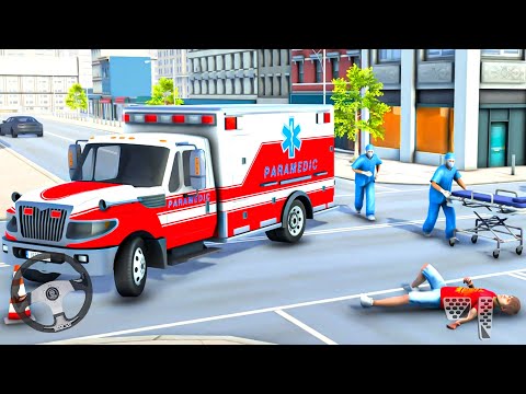 Police Ambulance Rescue Driving Simulator #03 - New Rescue Car Game – Best Android Gameplay