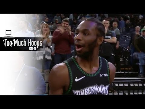 Andrew Wiggins - 16 pts, 1 stl, 3 blk, HUGE defense! Full Highlights vs Rockets 12.3.2018
