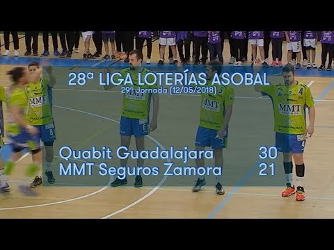LIGA LOTERIAS ASOBAL J29 Quabit Guadalajara - MMT Seguros Zamora 30-21