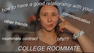 how to have a good relationship with your college roommate✨ tips from my experience!