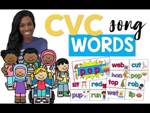 CVC Words Version 2 | Phonics | Consonant Vowel Consonant | Blending Words