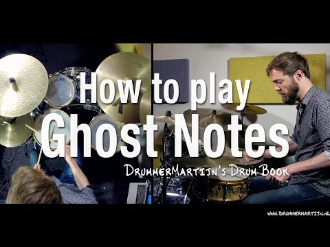 How to Play Ghost Notes // Drum Lesson w/ DrummerMartijn