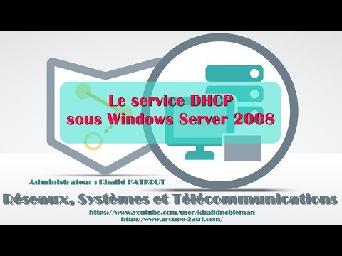 comment installer dhcp sous windows server 2008