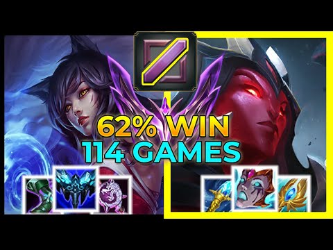 【 62 % Win Cassiopeia 】vs Ahri - MIDDLE - MASTER - League of Legends Elite Gameplay