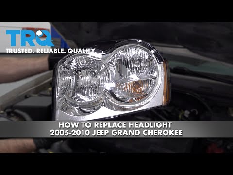 How To Replace Headlight 2005-2010 Jeep Grand Cherokee