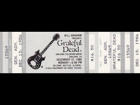 Grateful Dead - 12/16/86 - Oakland Coliseum Arena - Oakland, CA - mtx