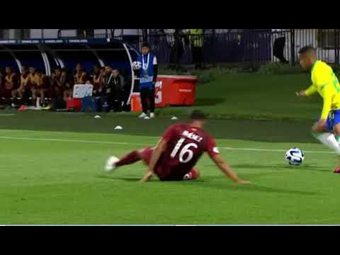 Drible Genial de Pedro na selecao Brasil 3 x 0 Venezuela Sul Americano sub 20