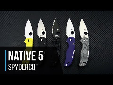 Spyderco Native 5 Dark Blue G10 Satin S110V C41GPDBL5 Spyderco Native 5 Dark Blue G10 Satin S110V C41GPDBL5