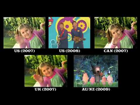 Playhouse Disney: Everyday There's Something New (Music Video Comparison) (2007-2009) (UPDATED)