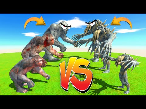 BIG & SMALL - GIANT GORO.EXE vs STRONG DEMON | WHO IS STRONGER? | Animal Revolt Battle Simulator