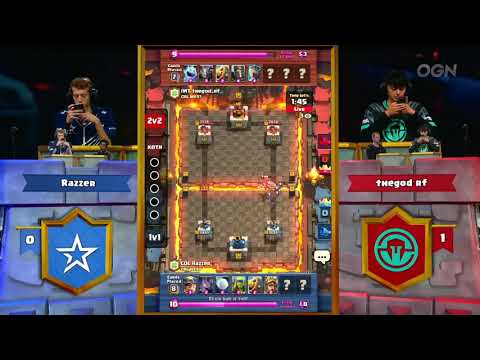 #1 Clash Royale League CRL West 2019 playoffs 1V1 RazzeR VS THegod Rf