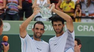 Conferencia de prensa de Juan Sebastian Cabal y Robert Farah después de la final en Miami