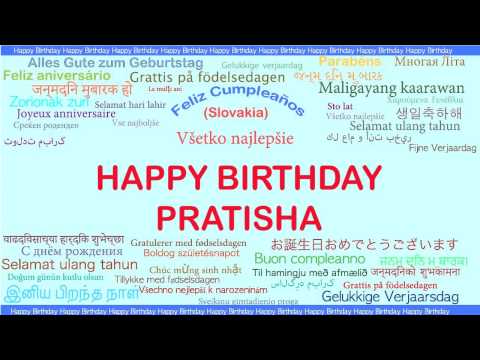 Pratisha like Prateesha   Languages Idiomas - Happy Birthday