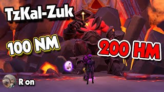ZUK: Loot from 100 NM/ 200 HARD MODE KILLS | Runescape 3 2023