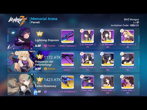 HI3 Exalted MA Parvati - 38080 (31733) LE/(SS0) Fischl/(SS0) FR 4* Bella