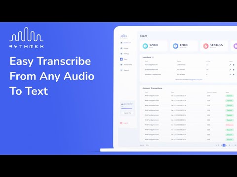 Rythmex - Transcribe any Video or Audio into text | AppSumo