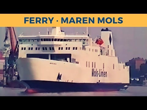 Classic Ferry Video 1996 - Departure of ferry MAREN MOLS in Göteborg (Mols-Linien)
