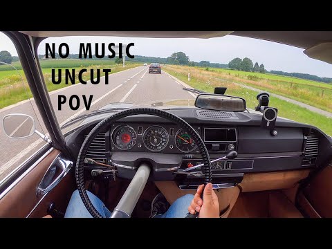 Real POV Drive in Classic Citroen DS Pallas | NO MUSIC & UNCUT | Classic Car Citroën