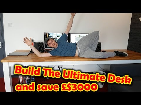 Build the Ultimate 3 Meter long Computer Desk / Dinner Table