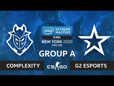 CS:GO - G2 Esports vs. Complexity [Overpass] Map 1 - IEM New York 2020 - Group A - EU