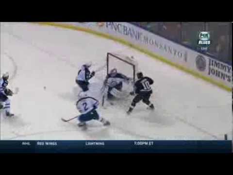 Blues scores after some help of Ref @ Jets