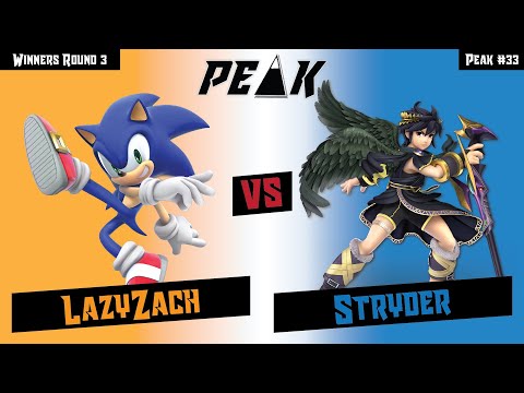 WR3 LazyZach (Kirby, Sonic) vs Stryder (Dark Pit) (Peak #33)