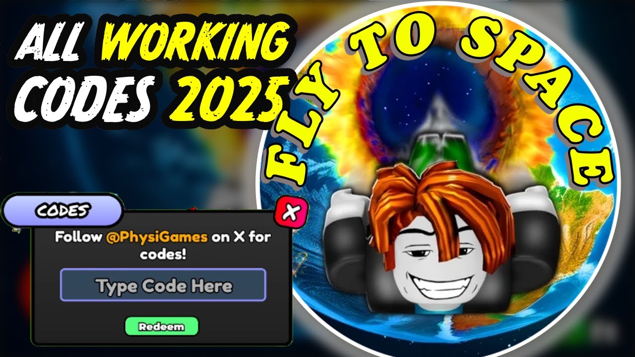 Fly to Space Codes June 2025 ⚠️New⚠️ ALL WORKING CODES Roblox Fly to Space 2025