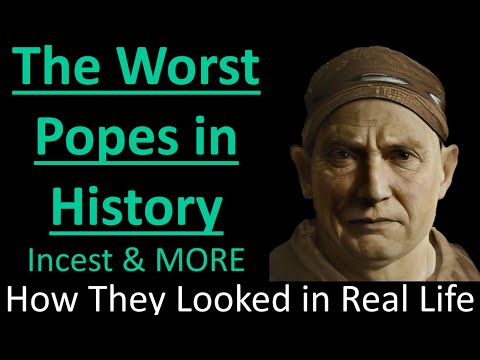 The WORST POPES in History: How They Looked in Real Life - Mortal Faces