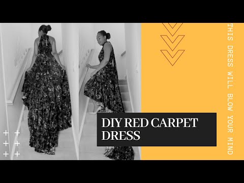 DIY Red Carpet Dress. How to make a Red Carpet Dress...