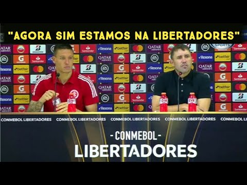 COLETIVA DO COUDET PÓS JOGO/INTERNACIONAL 1-0 TOLIMA/LIBERTADORES !