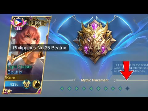 LAST PLACEMENT MATCH!!! BEST SOLO BUILD FOR BEATRIX CHEAT BUILD 2023!🔥