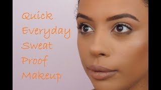 Simple makeup look | Sweat proof makeup | Gym makeup | Boy beat makeup |