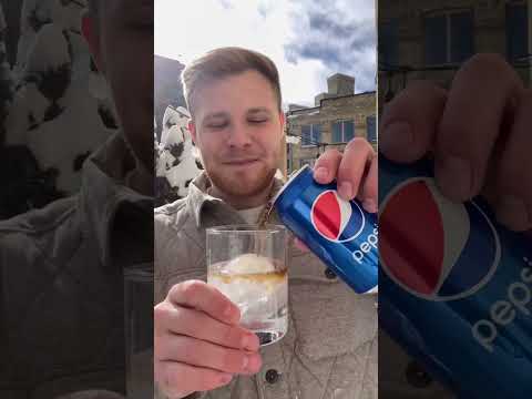 Does Peppermint Liquor and Pepsi tastes like Mint Chocolate-chip Ice cream?!