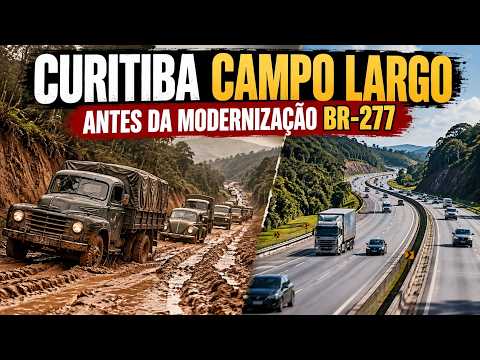 Como Era Ir de Curitiba a Campo Largo Antes da Modernização da BR-277?