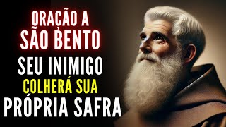 🙏 SÃO BENTO: Oração Explosiva de Fogo – Queima a Maldade do teu Inimigo