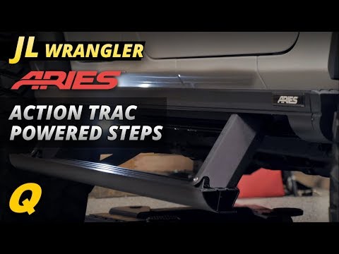 Aries ActionTrac Powered Running Boards for Jeep Wrangler JK & JL