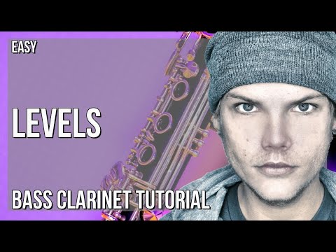 How to play Levels by Avicii on Bass Clarinet (Tutorial)