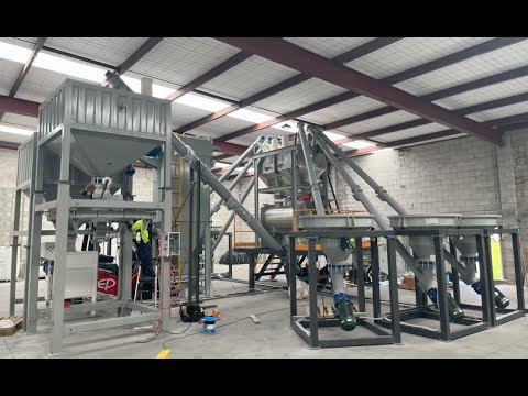 Линия по производству сухих строительных смесей