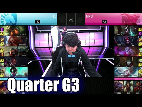 Team Liquid vs NRG eSports | Game 3 Quarter Finals S6 NA LCS Spring 2016 Playoffs | TL vs NRG G3