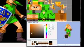 preview picture of video 'Link - A Time Lapse Minecraft Skin Creation'