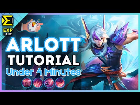 4-Minute Arlott Tutorial in the EXP Lane || (MLBB S37) 2025